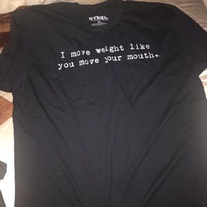 Steel supplements tee